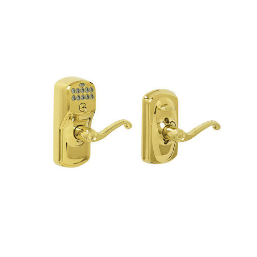 Satin Chrome Keypad Entry Leverset C9006