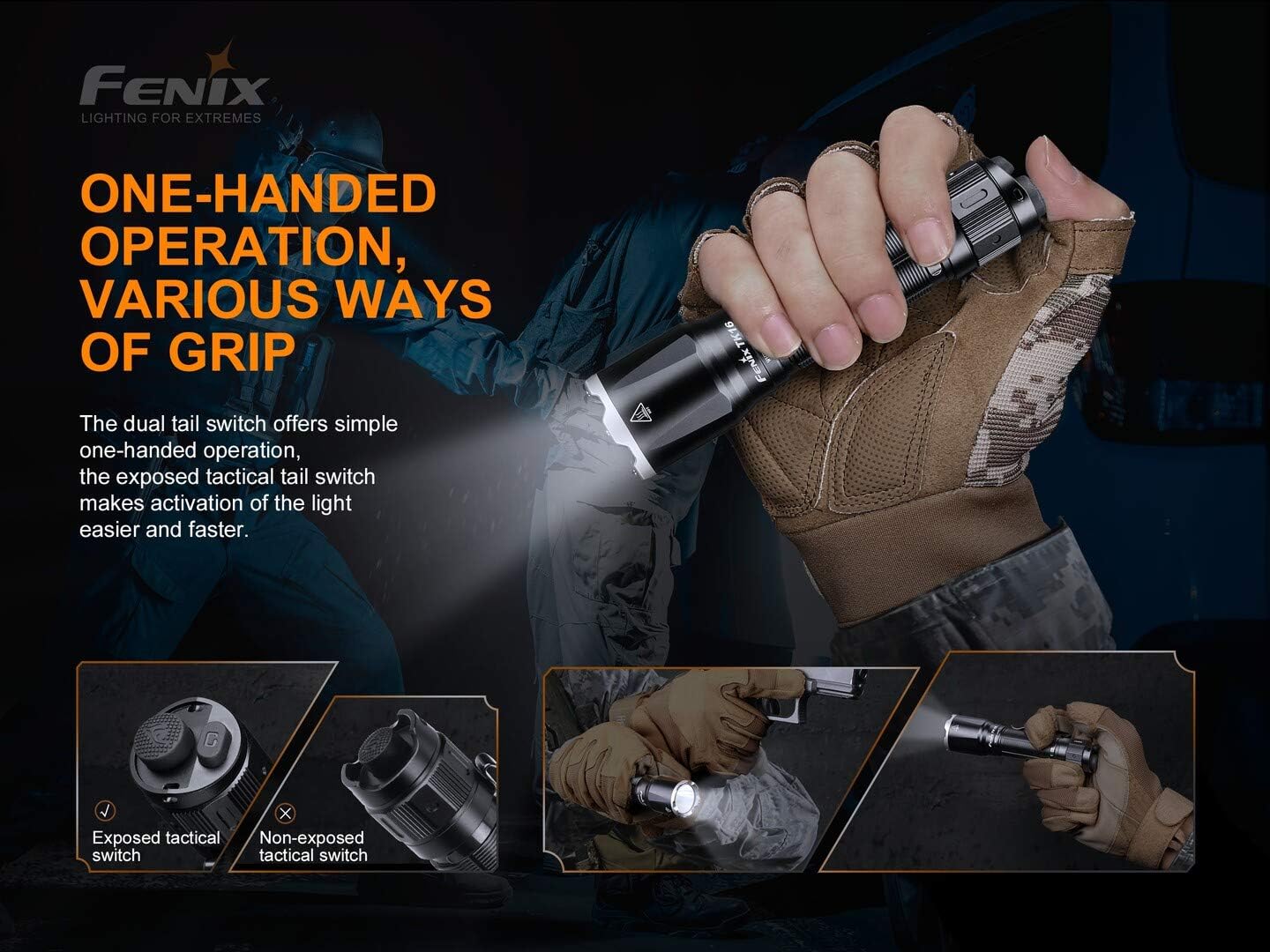 3100 Lumen LED Tactical Flashlight with USB Rechargeable Battery and Carrying Case G396910