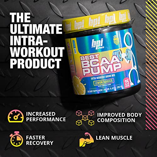 BCAA Powder Sports Drink with Branched Chain Amino Acids - Lemon Squeeze - 25 Servings S537364