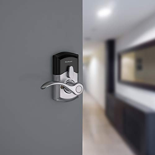 Satin Nickel Electronic Keyless Door Lock with Handle O842