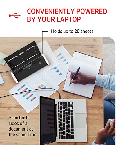 Portable Document Scanner with Document Feeder T65408