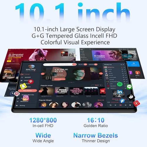 20GB RAM 128GB ROM 1280x800 IPS HD Touchscreen Tablet V2903
