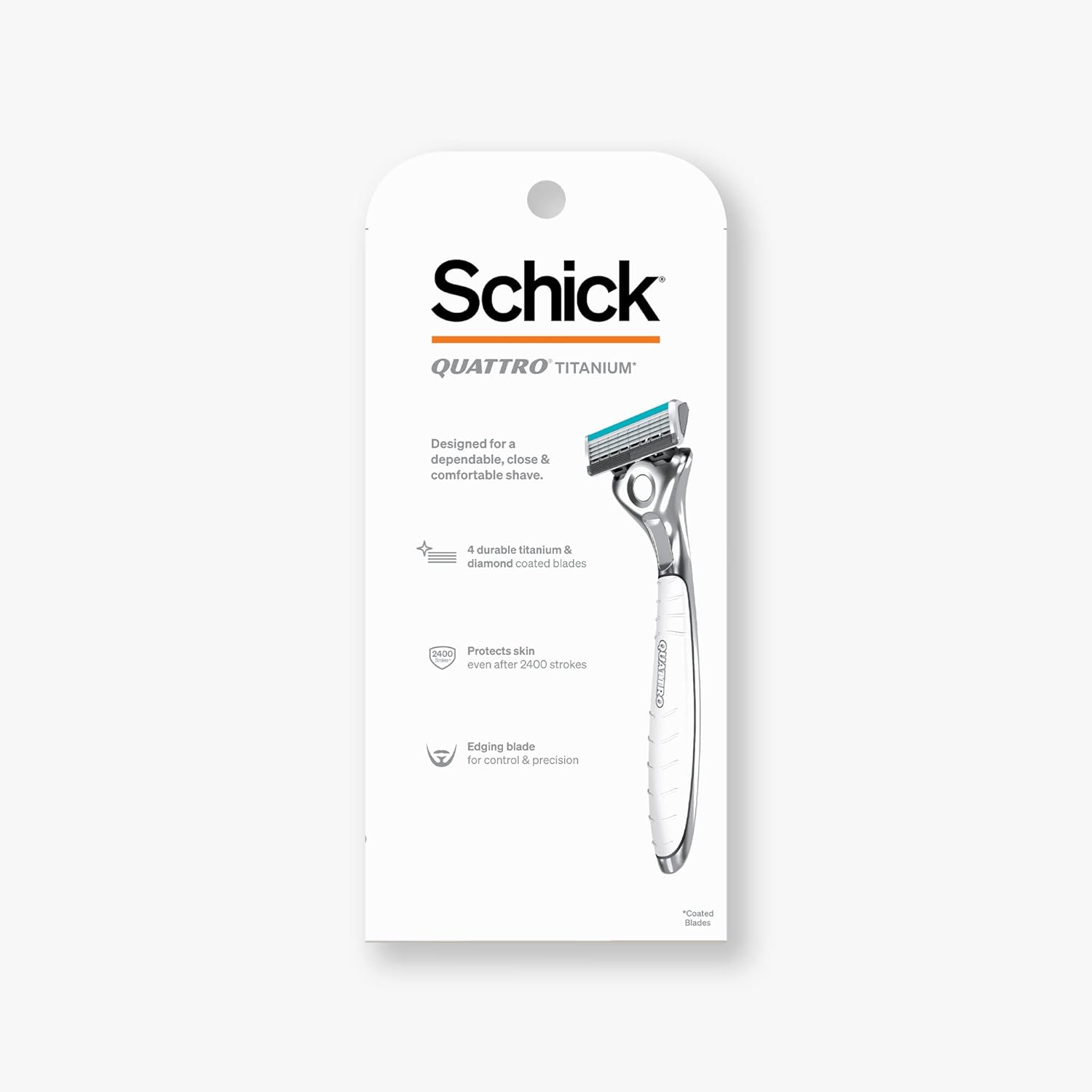 Titanium Razor with 3 Refill Blades M65402