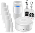 9 Pieces Smart WiFi Alarm System X59377