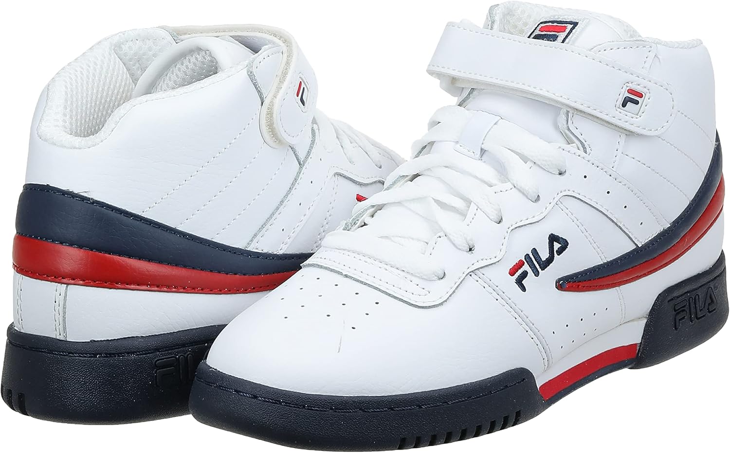 White/Navy/Red Fashion Sneaker T9475