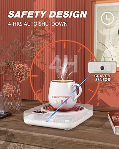 Coffee Mug Warmer with 3-Temp Settings, Auto Shut Off Y654
