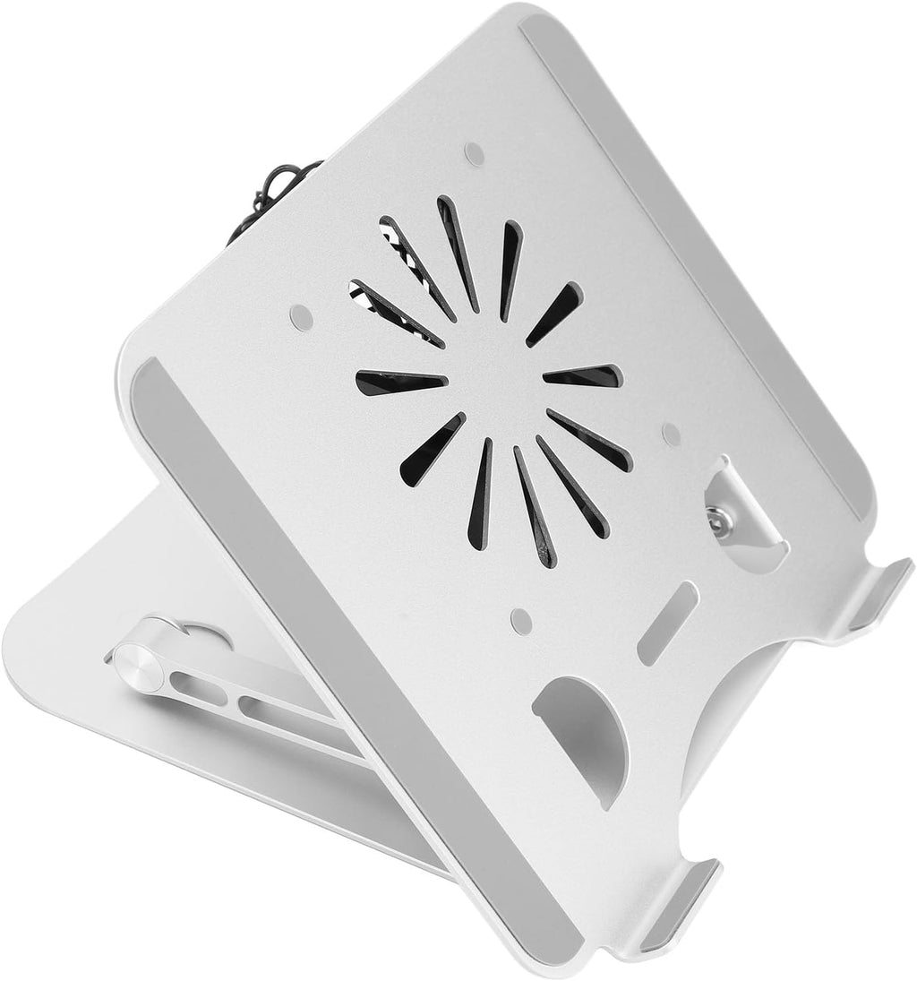 Elevatable Foldable Aluminum Alloy Laptop Cooling Pad with USB Fan P50391
