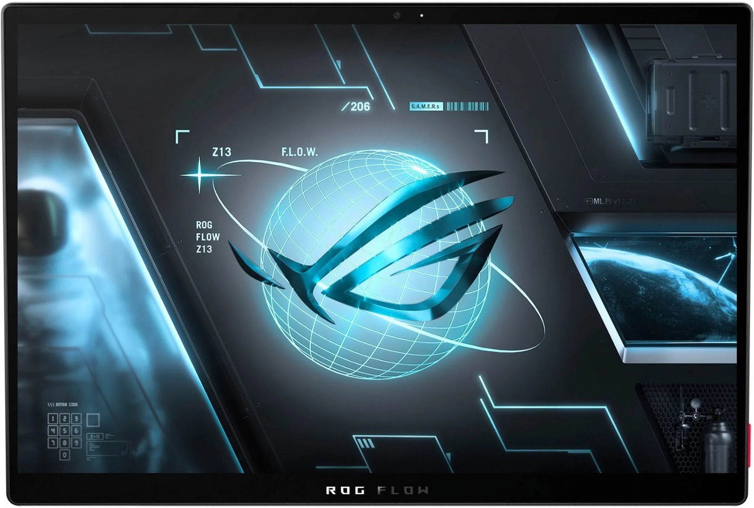 13.4" Touchscreen Gaming Tablet Intel Core i9 16GB Memory NVIDIA GeForce RTX 3050 Ti Graphics 1TB SSD Black H8957