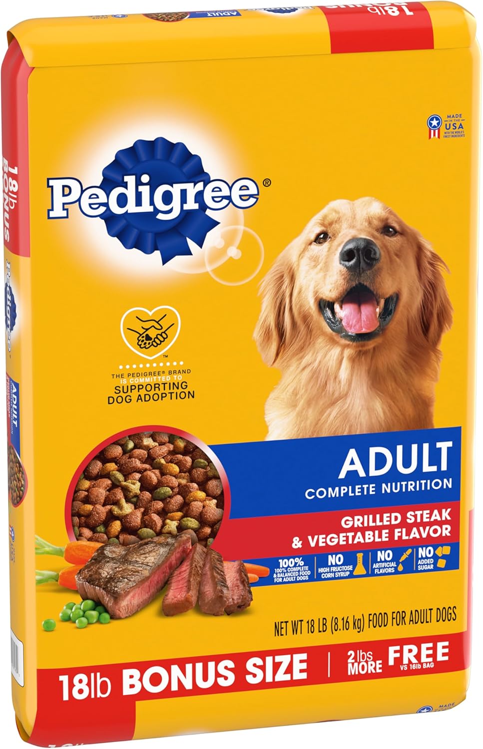 18 Lb Bag Dry Dog Food for Adult Dog J231405