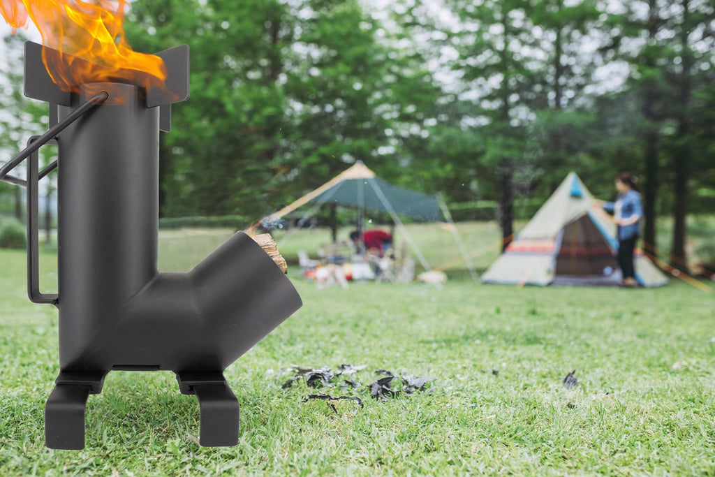 Camping Rocket Stove with Carrying Bag U666846