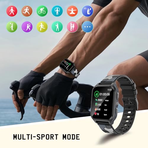 1.83'' Touch Screen Bluetooth Smart Watch with Double Strap N164