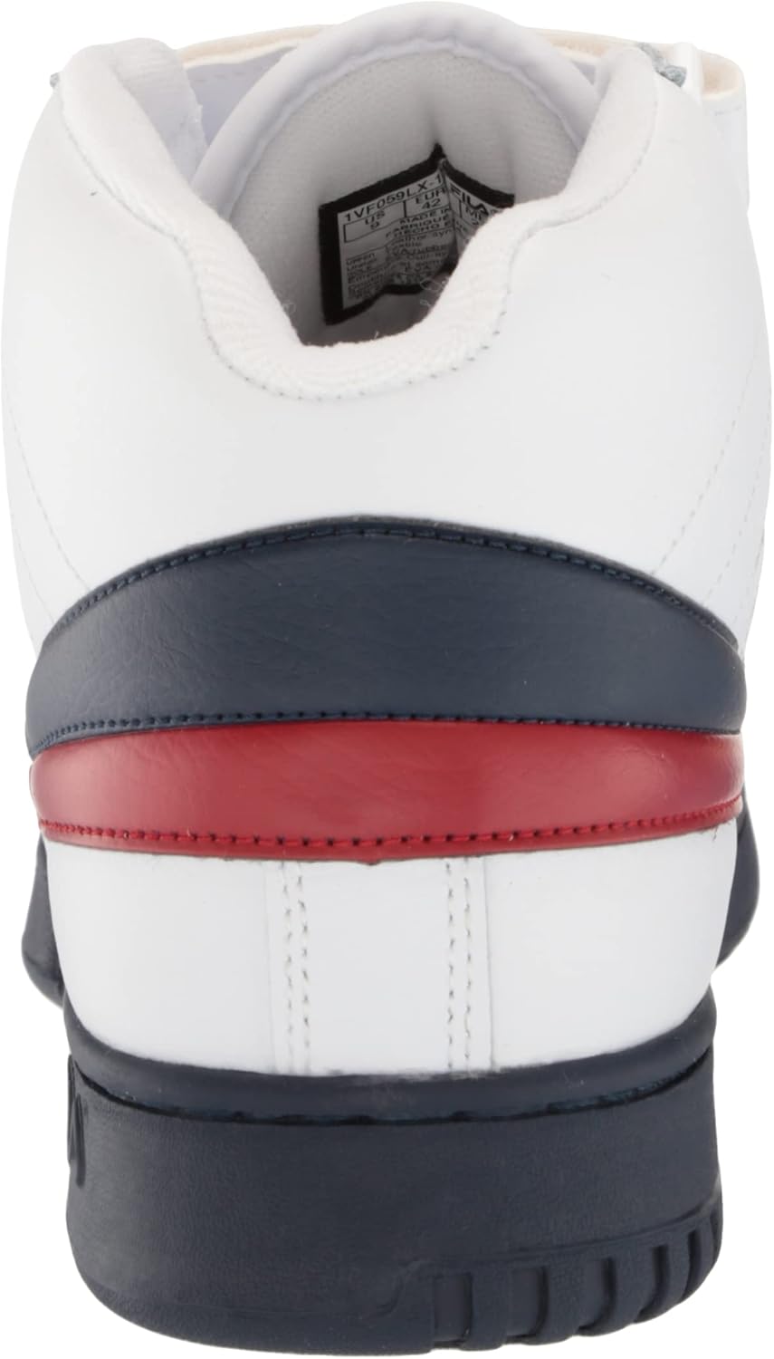 White/Navy/Red Fashion Sneaker T9475