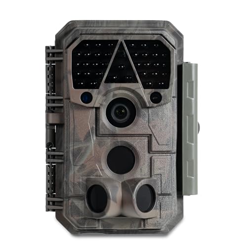 64MP 1296p No-Glow IR Night Vision Motion Activated Waterproof Trail Camera V88102