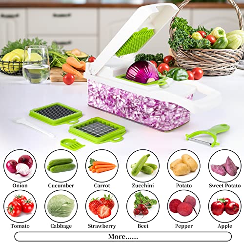 14 in 1 Multifunctional Vegetable Chopper with 8 Blades (Grey) S323703