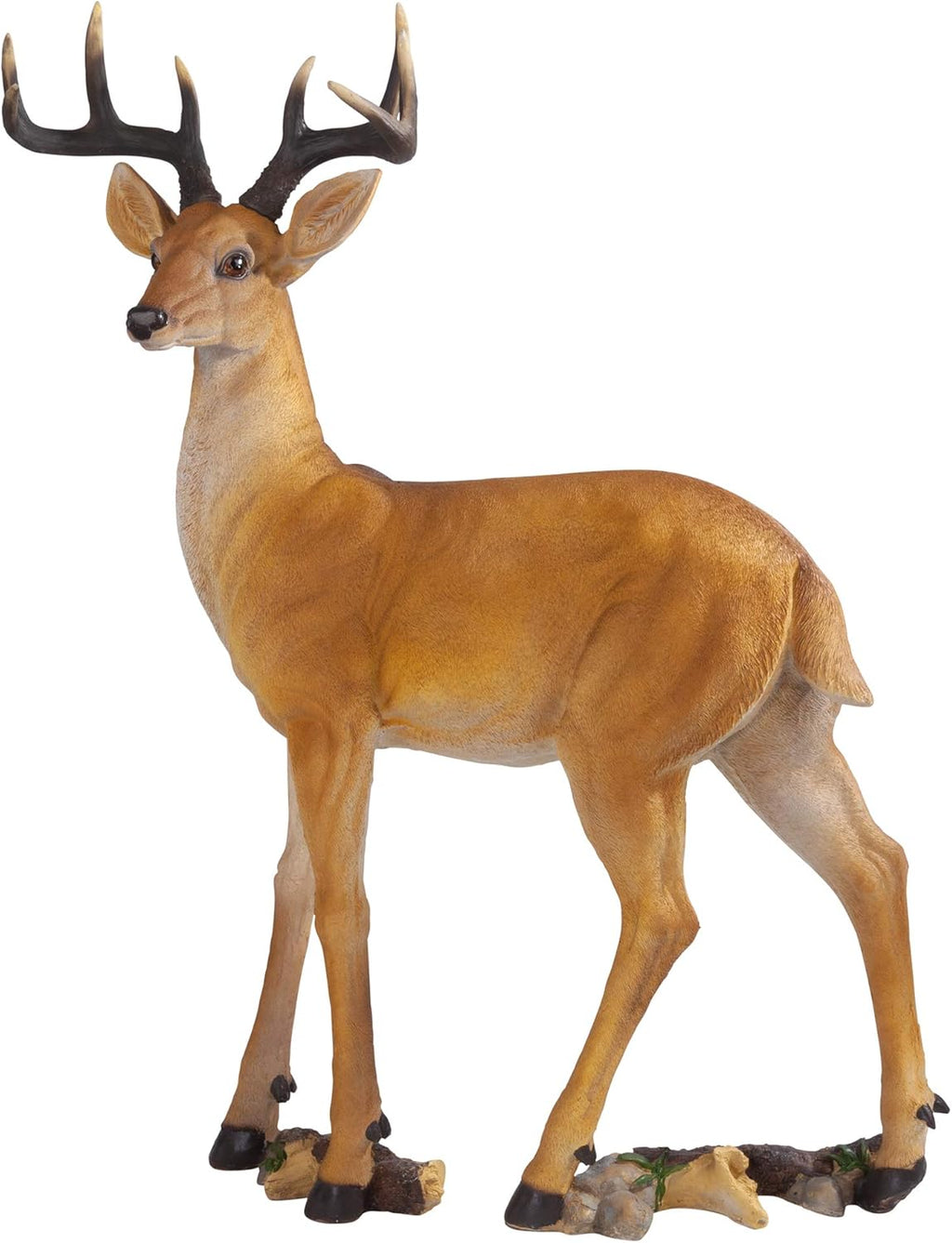 Woodland Buck Deer Garden Statue, 23 Inches Wide, 13 Inches Deep, 37 Inches High Q867192