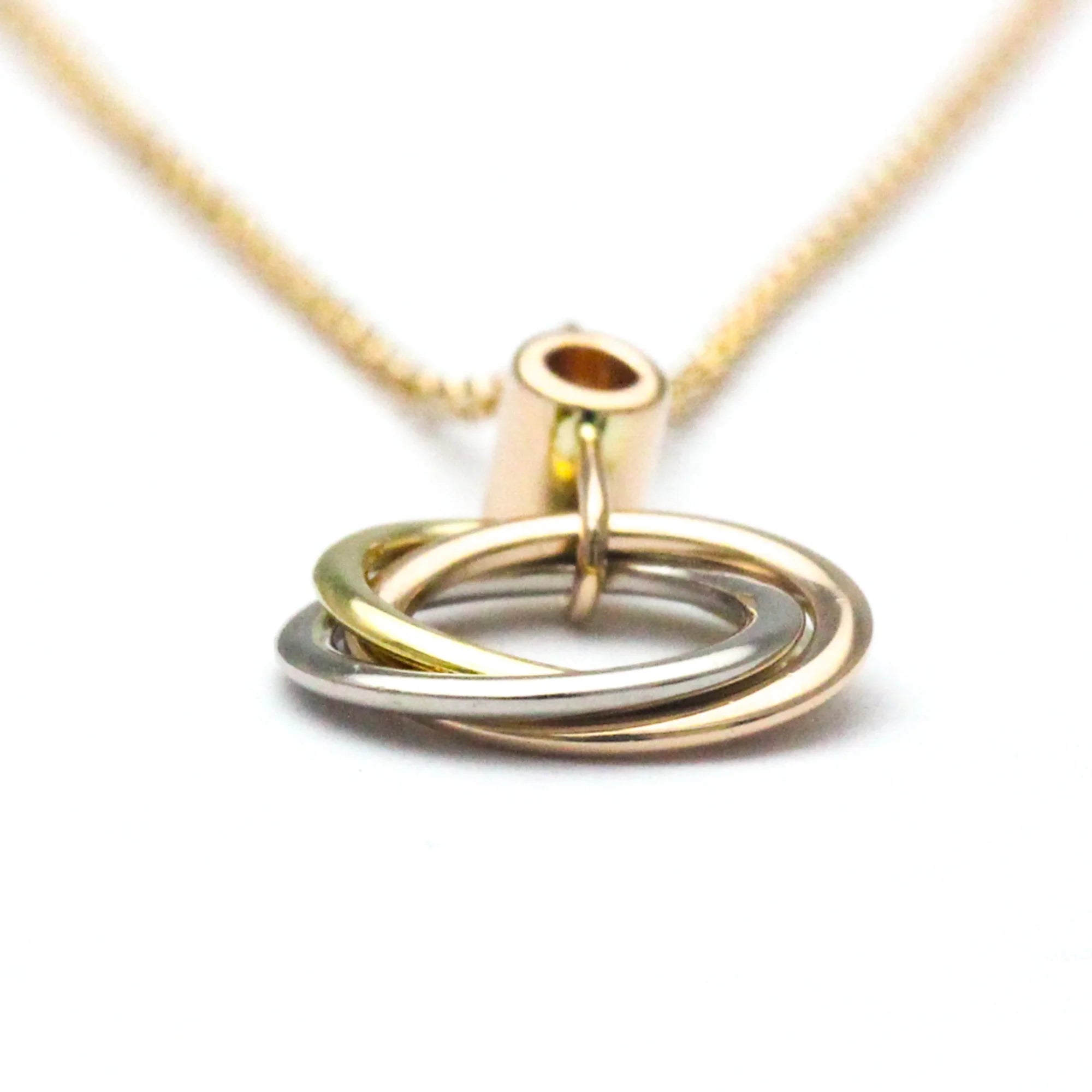 18K Pink Gold, White Gold, Yellow Gold Diamond Pendant Necklace M818163