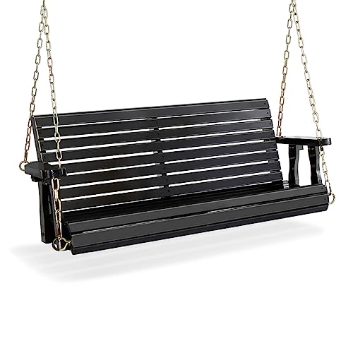 White 5 FT Heavy Duty Porch Swing Chair Bench I18419