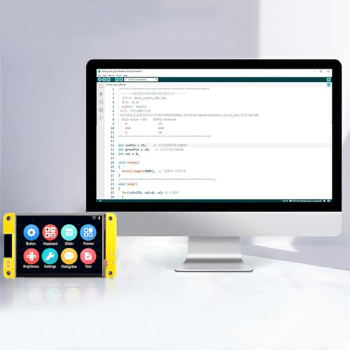 2 Pack 2.8" ESP32 Development Board WiFi Bluetooth Dual-core 240x320 Smart LCD Display TFT Module Touch Screen G33900