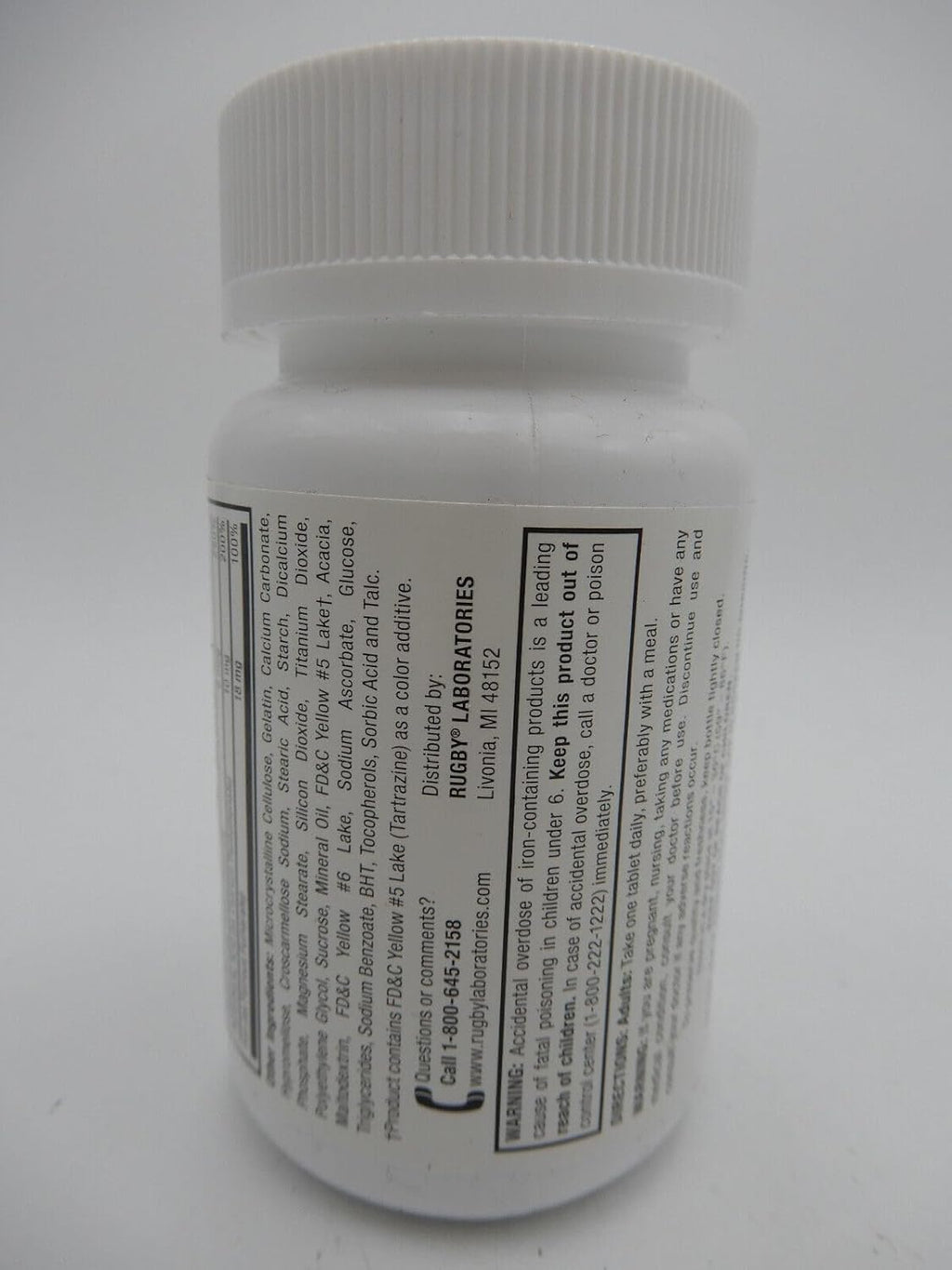 100 Tablets Multivitamin/Mineral Supplement with Iron and Beta-Carotene C52964