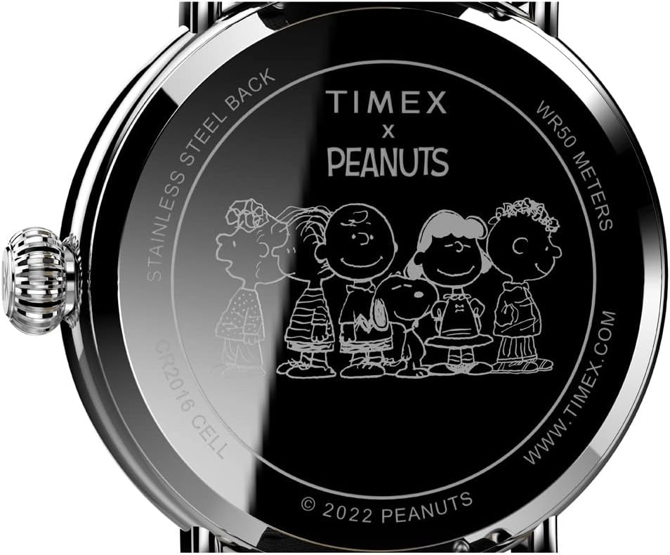 40 mm Black Leather Strap Watch X891203