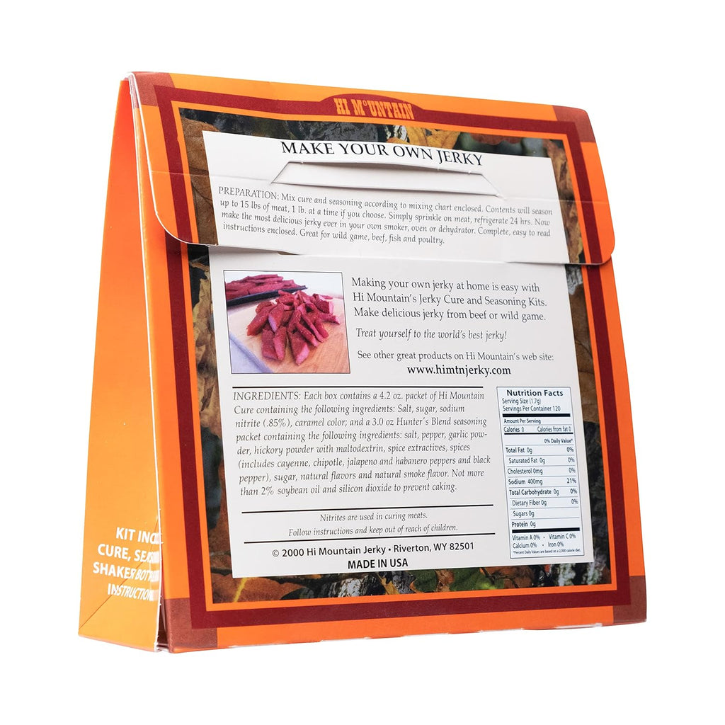 Jerky Seasoning and Cure Kit for Beef, Deer, Elk, Venison (1 Box) G1274