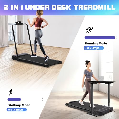 Walking Pad Treadmill, 2.5HP, 265 lb Capacity with Remote Control S501114