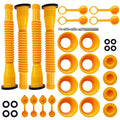Universal Anti-Spill Gas Can Nozzle Replacement with Flexible Nozzle, 5 Set J95242