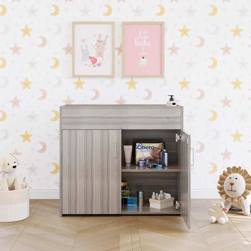 Maple Wood Infant Diaper Changing Table R458623