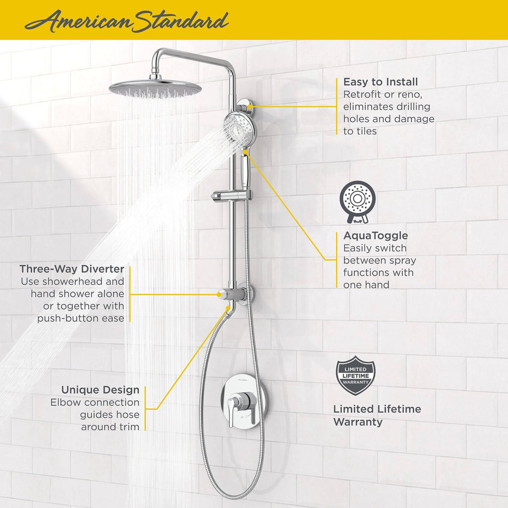 Shower System with Shower - Legacy Bronze O2315