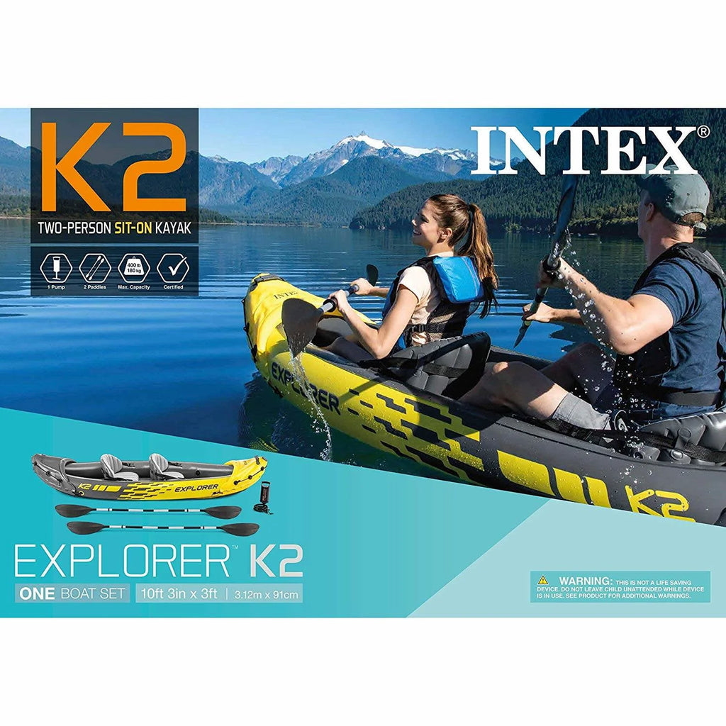 Inflatable Kayak with Oars and Hand Pump Y814