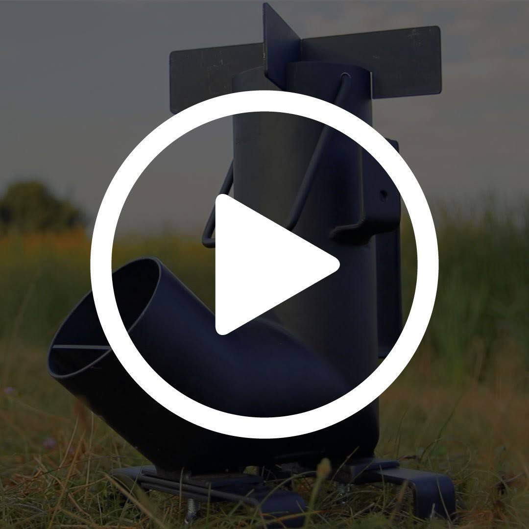 Camping Rocket Stove with Carrying Bag U666846