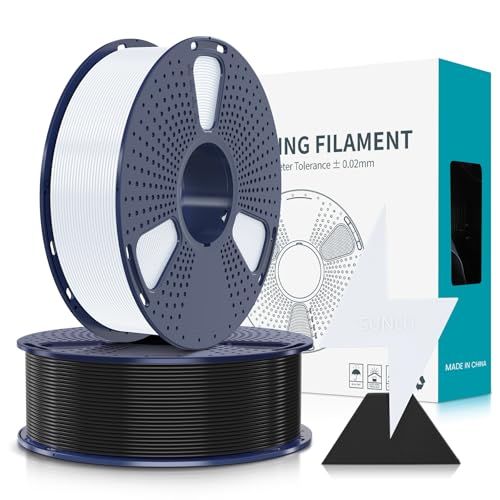 High Speed PLA Filament Mini Pack, 250g/Spool, Black+White+Green+Blue+Red+Orange+Yellow+Pink I522870