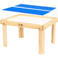 Kids Play Table Set with 2 Detachable Two-Sided Baseplates V618086