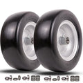 11x4.00-5 Flat Free Solid Smooth Tires and Wheel with Precision Bearings (2 Pack) P99889