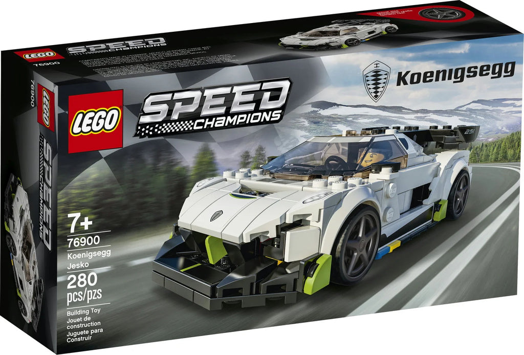 White Racing Car Building Set E273