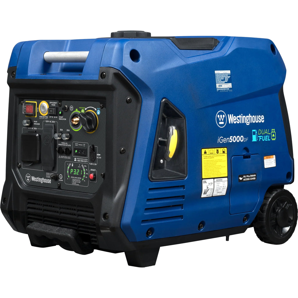 5000 Watt Dual Fuel Portable Inverter Generator B90927