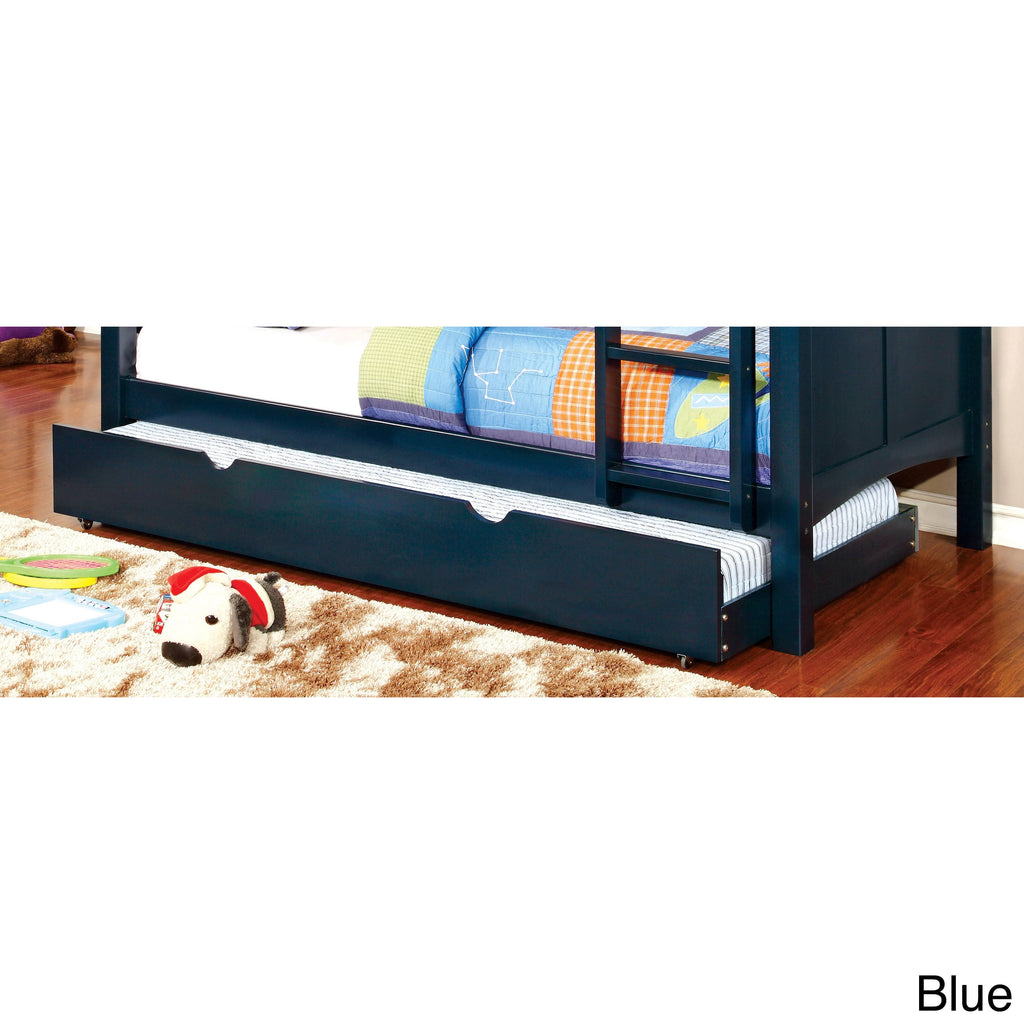 Gray Twin Solid Wood Pull-Out Trundle C737