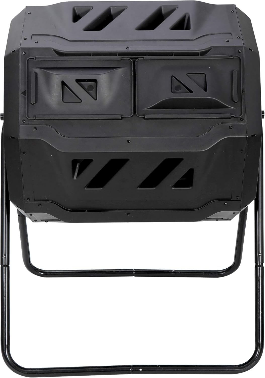 43 Gallon Dual Rotating Chamber Compost Tumbler Z3607