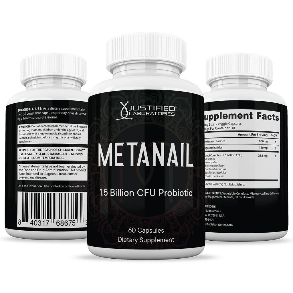 (2 Pack) 1.5 Billion CFU Probiotic Nail Support 120 Capsules Z2970