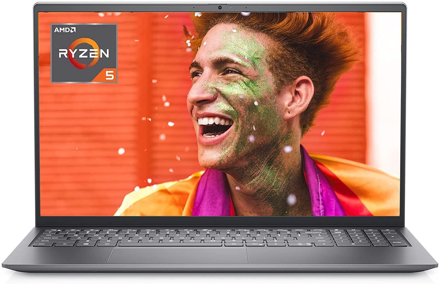 15.6-Inch Touchscreen Laptop - Full HD Display, AMD Ryzen 5 5500U, 8GB DDR4 RAM, 256GB SSD, Windows 11 - Silver E314875