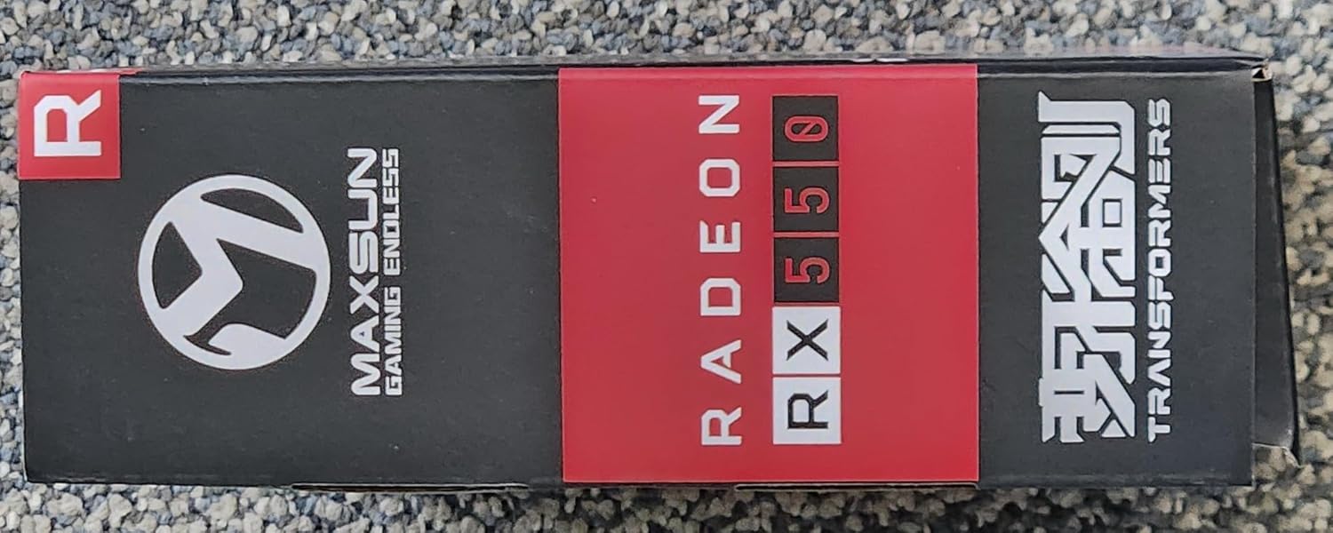 AMD Radeon RX 550 4GB Low Profile Video Graphics Card GDDR5 128-Bit PCI Express X16 3.0 HDMI DisplayPort Y2336