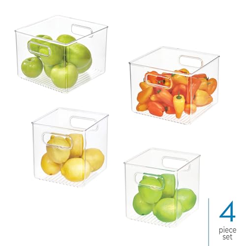 Recycled Plastic Storage Bin with Handles G85824