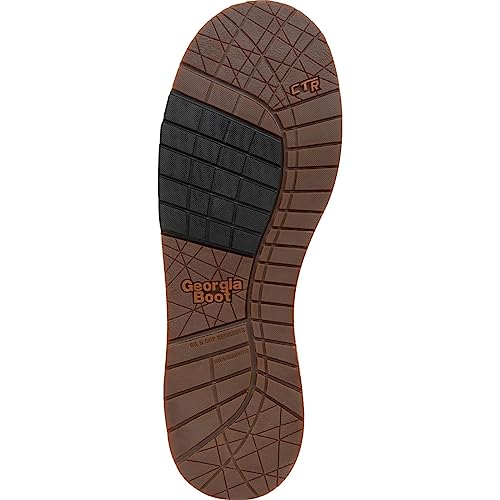 Brown Amp Lt Wedge Waterproof Pull on Industrial Boot W748043