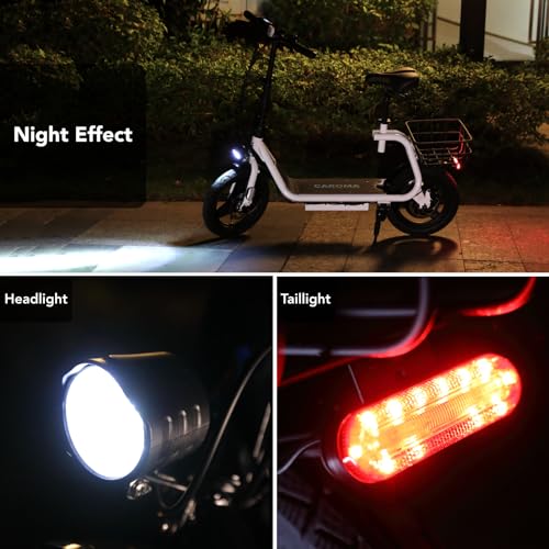 500W/800W/1200W Electric Scooter with Seat 14" Tire Foldable N20564