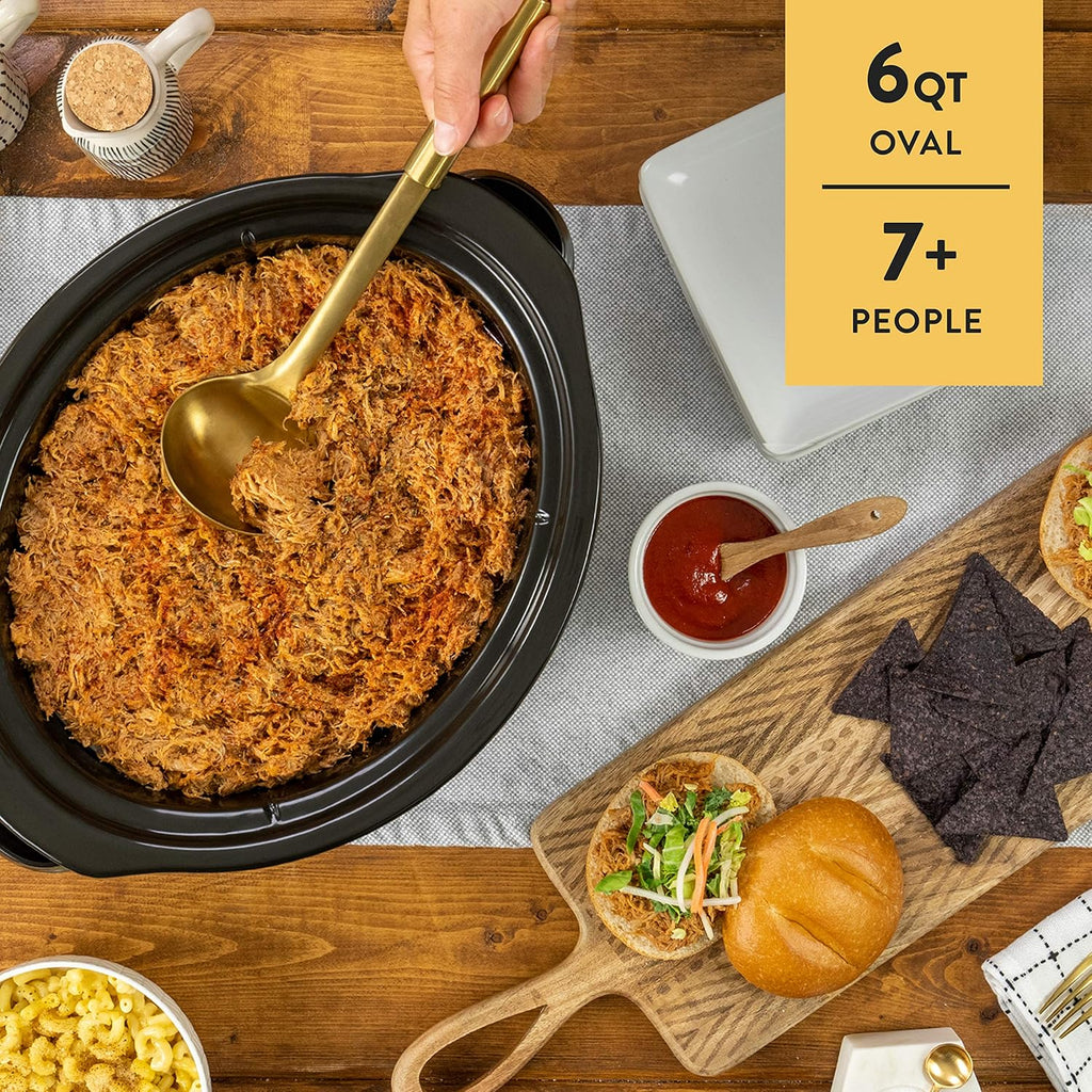 6 Quart Programmable Slow Cooker with Digital Timer, Stainless Steel K55513