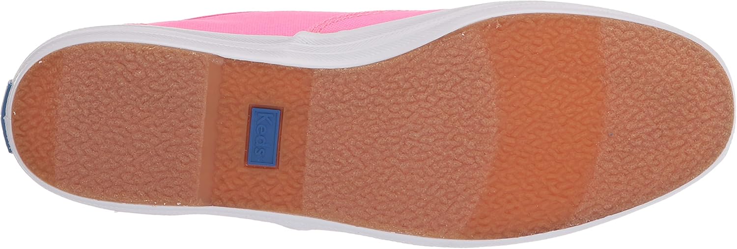 Neon Pink Canvas Lace Up Sneaker H3646