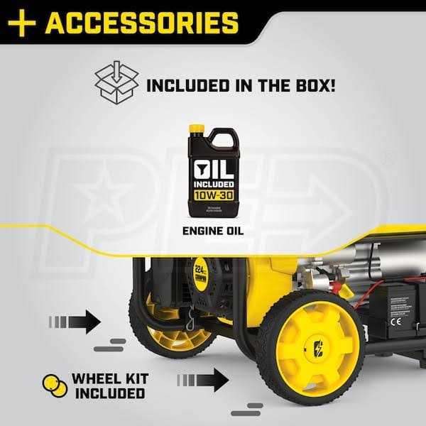 3650 Watt Electric Start Portable Generator with RV Outlet K864