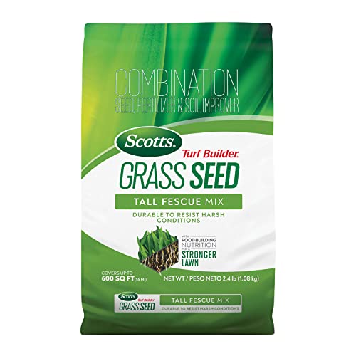 Tall Fescue Grass Seed Mix with Fertilizer and Soil Improver, 5.6 lbs. W8563