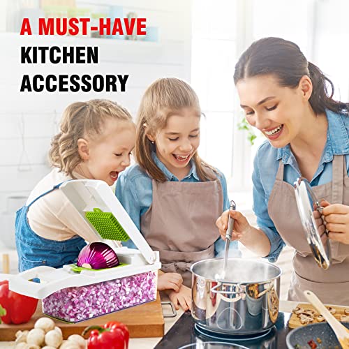 14 in 1 Multifunctional Vegetable Chopper with 8 Blades (Grey) S323703