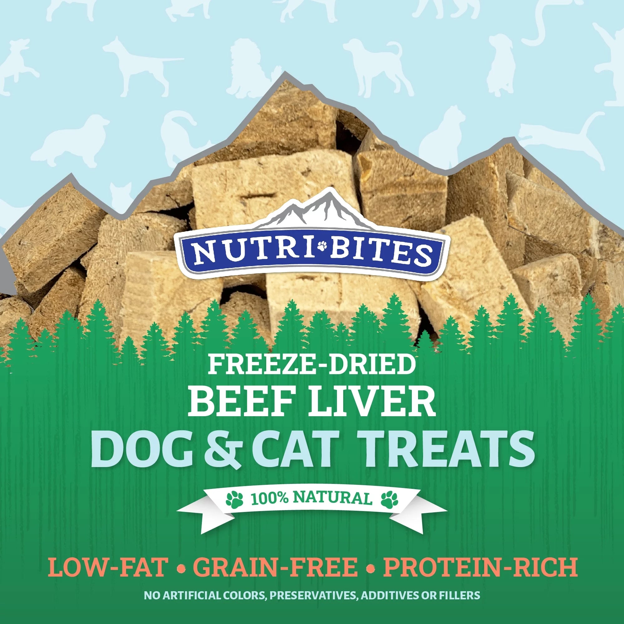 3 Pack Freeze Dried Beef Liver Pet Treat 17.6oz P3281